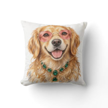 Waterverf Goud Retriever Hond | Huisdierliefhebber