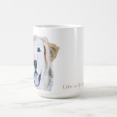 Waterverf Goud Retriever Hond Koffiemok (Center)