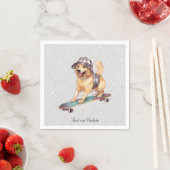 Waterverf Goud Retriever Servetten (Insitu)