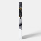 Waterverf Goud Zwart Personaliseer Case-Mate iPhone Case (Achterkant / Links)