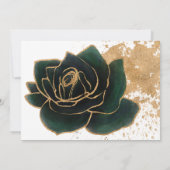 Waterverf Gouden Bestelbriefjes Note Kaart Notitiekaartje (Achterkant)