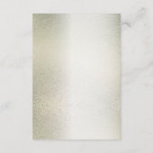 Waterverf Gouden Eucalyptus Foliage Huwelijk Glanz Informatiekaartje (Achterkant)