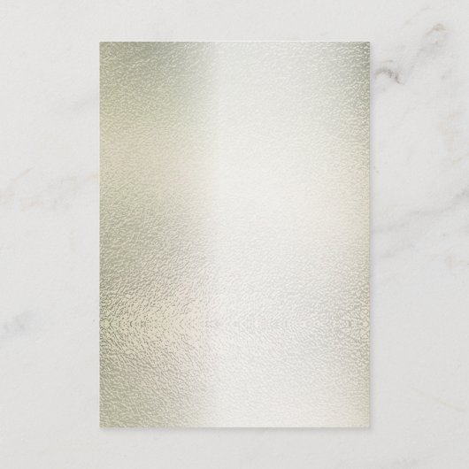 Waterverf Gouden Eucalyptus Foliage Huwelijk Glanz Informatiekaartje (Achterkant)