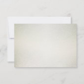 Waterverf Gouden Eucalyptus Foliage Huwelijk Glanz RSVP Kaartje (Achterkant)