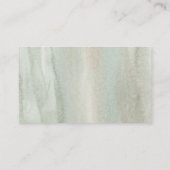 Waterverf gouden geometrische bruiloft met Blush e Plaatskaartje (Achterkant)