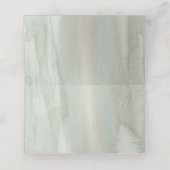 Waterverf gouden geometrische bruiloft met Blush e Plaatskaartje (Binnenkant ongevouwen)