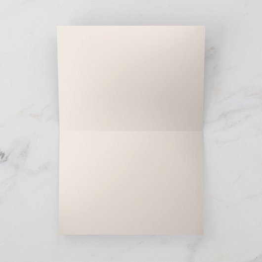 Waterverf Gouden Groene Rozen Dank u Kaart (Binnen)