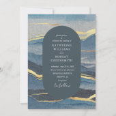 waterverf gouden landschap Weddenschap Kaart (Voorkant)