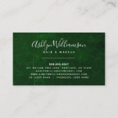 Waterverf gouden paarse groen klantenkaartje (Achterkant)