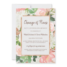 Waterverf gouden roze