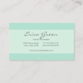 Waterverf Gouden Turquoise Visitekaartje (Achterkant)