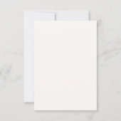 Waterverf Gouden Witte Rozen RSVP Kaartje (Achterkant)