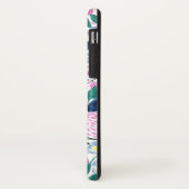 Waterverf goudmonogram goudbruine marinevloeren Case-Mate iPhone case (Achterkant/links)