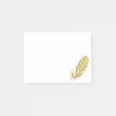 Waterverf goudveer post-it® notes (Voorkant)
