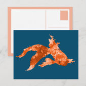 waterverf goudvis briefkaart (Voorkant / Achterkant)