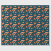 waterverf goudvis cadeaupapier (Vlak)