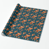 waterverf goudvis cadeaupapier (Uitgerold)