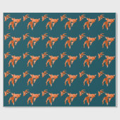 waterverf goudvis cadeaupapier (Vlak)