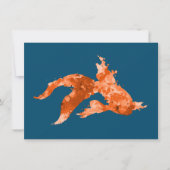 waterverf goudvis kaart (Voorkant)