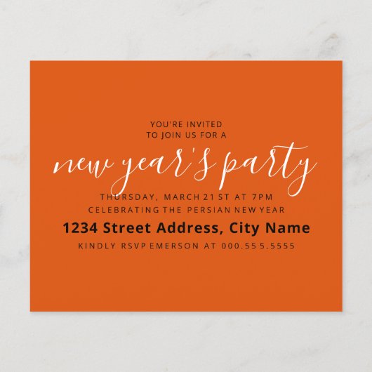 waterverf goudvis van de nowruz mubarak (Achterkant)