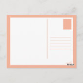 waterverf goudvis van de nowruz mubarak briefkaart (Achterkant)