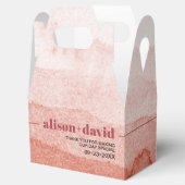 Waterverf gradiënt Japandi Dank u bruiloft Bedankdoosjes (Geopend)