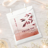 Waterverf gradiënt Japandi Dank u bruiloft Bedankzakje (Geknipt)