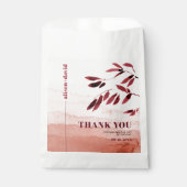 Waterverf gradiënt Japandi Dank u bruiloft Bedankzakje (Voorkant)