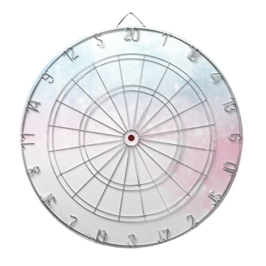 waterverf gradiënt ombre dartbord (Voorkant)