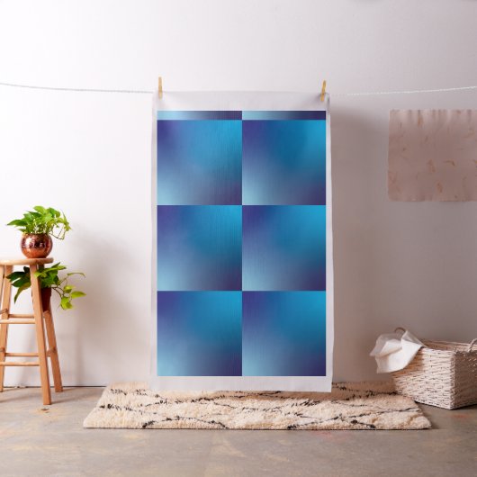 Waterverf Gradient Pillow Square Blue Stof (Voorbeeld)