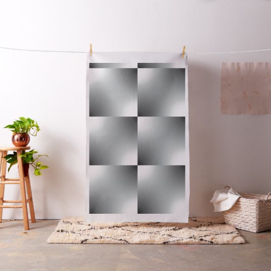 Waterverf Gradient Pillow Square Zwart en Wit Stof (Voorbeeld)