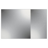 Waterverf Gradient Pillow Square Zwart en Wit Stof (Fat Quarter)