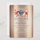 Waterverf Graduation Cap Diploma, Afstuderen Kaart (Voorkant)