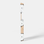 Waterverf Grafische kunst Katten Kittens Animal Ar iPhone Hoesje (Linkerkant)