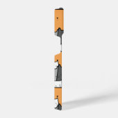 Waterverf Grafische kunst Katten Kittens Animal Ar iPhone Hoesje (Rechterkant)