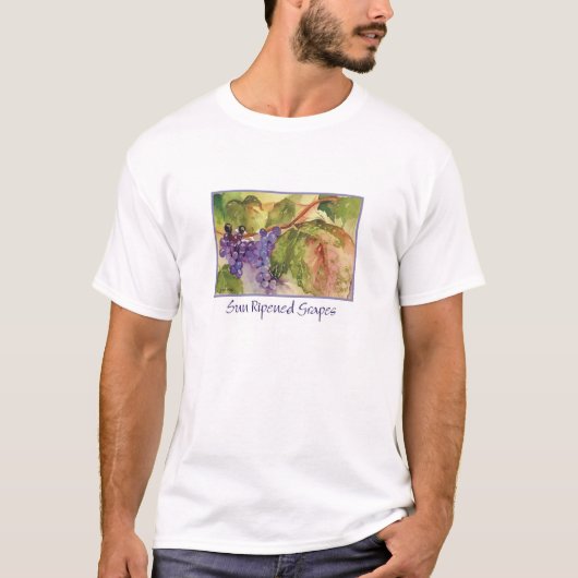 Waterverf Grape T-shirt (Voorkant)