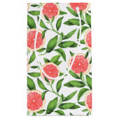 Waterverf Grapefruits en groen Patroon Klein Cadeauzakje (Achterkant)
