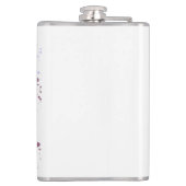 Waterverf grappige kameleon heupfles (Achterkant)