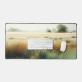 Waterverf grasvlakten bureaumat (Keyboard & Muis)