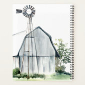Waterverf Gray Barn Planner (Achterkant)