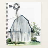 Waterverf Gray Barn Planner (Voorkant)