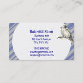 Waterverf Gray Jay Bird Wildlife Natuur Art Visitekaartje (Voorkant)