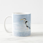 Waterverf Great Blue Heron Bird Koffiemok (Links)