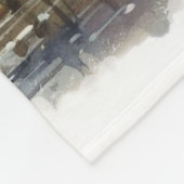 Waterverf Great Blue Heron Bird Wildlife Natuur Fleece Deken (Hoek)