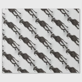 Waterverf Great Dane Dog Pet Animal Cadeaupapier (Vlak)