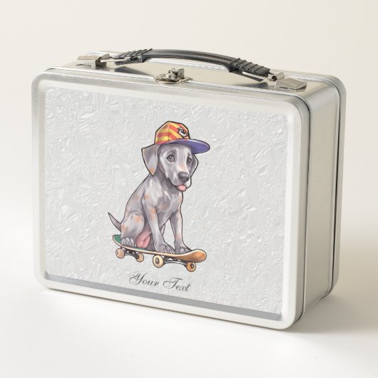 Waterverf Great Dane Metal Lunch Box (Voorkant)