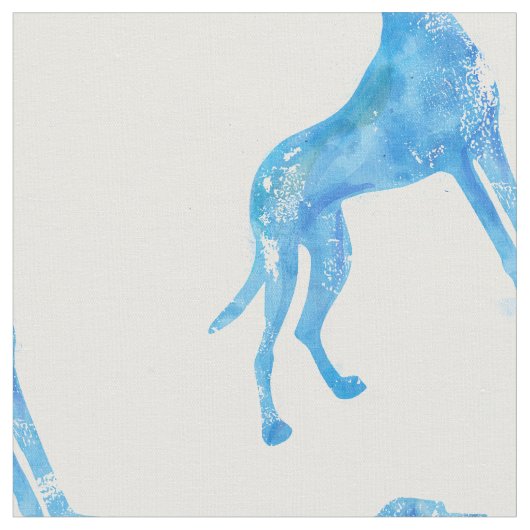 Waterverf Great Dane Naaiambacht Stof (Close Up)