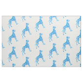 Waterverf Great Dane Naaiambacht Stof (Fat Quarter)