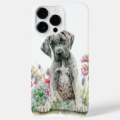 WATERVERF GREAT DANE PUPPY DOG Case-Mate iPhone CASE (Achterkant)