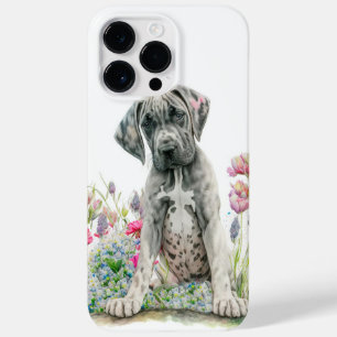 WATERVERF GREAT DANE PUPPY DOG Case-Mate iPhone 14 PRO MAX HOESJE